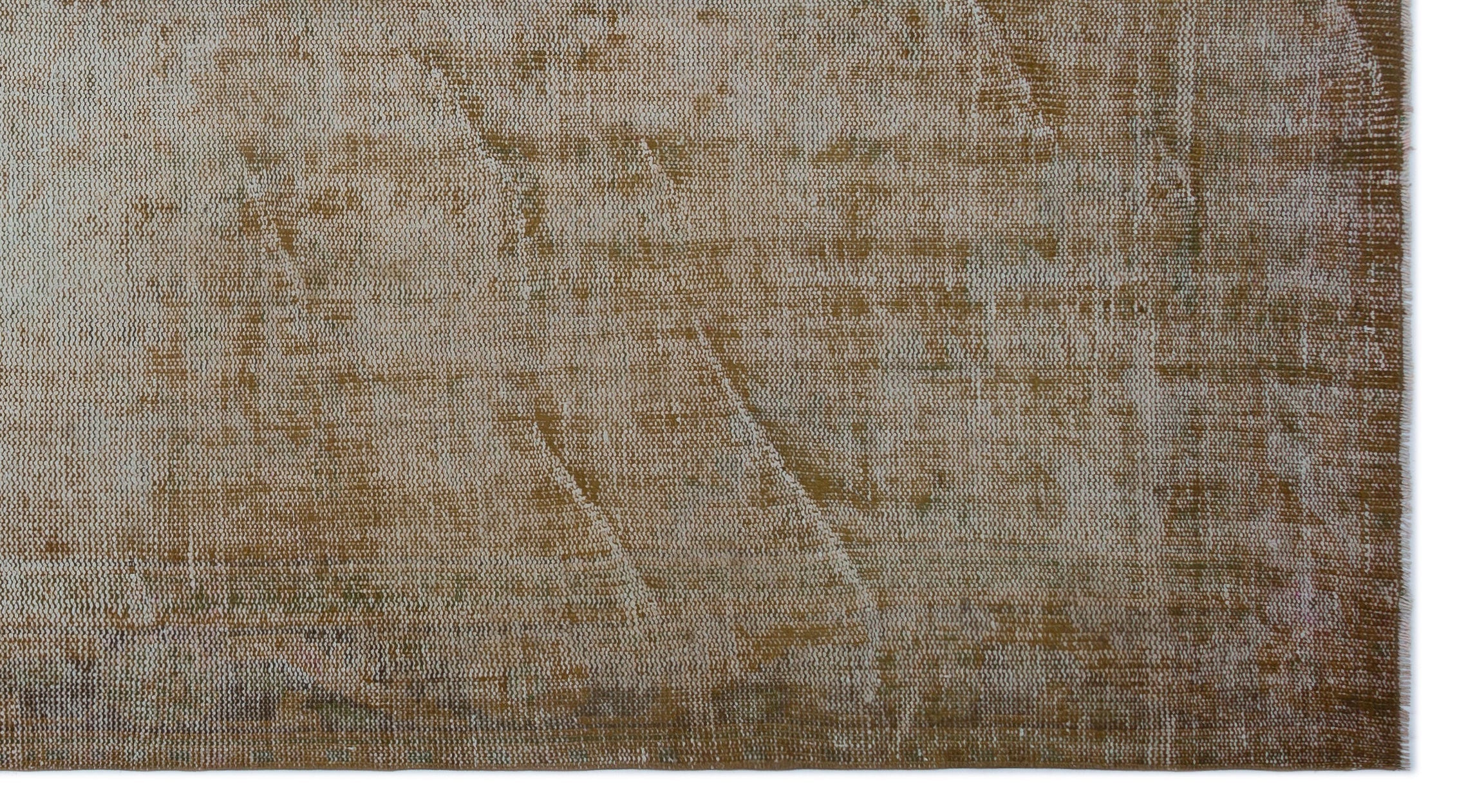 Atina Brown Vintage Wool Handmade Area Rug 6'0" x 9'2"