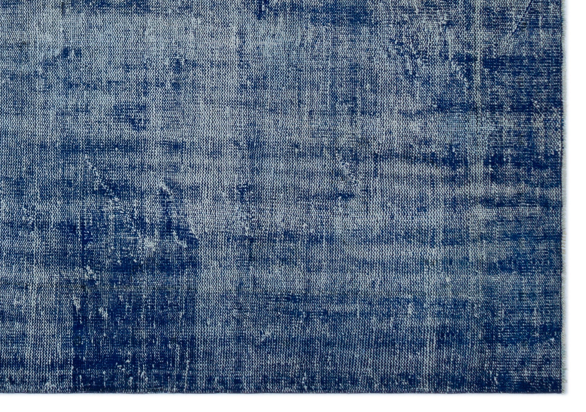 Atina Blue Vintage Wool Handmade Area Rug 5'11" x 9'3"