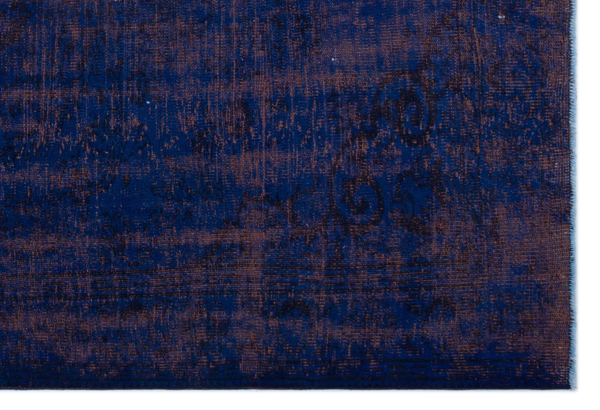 Atina Black Vintage Wool Handmade Area Rug 5'9" x 9'7"