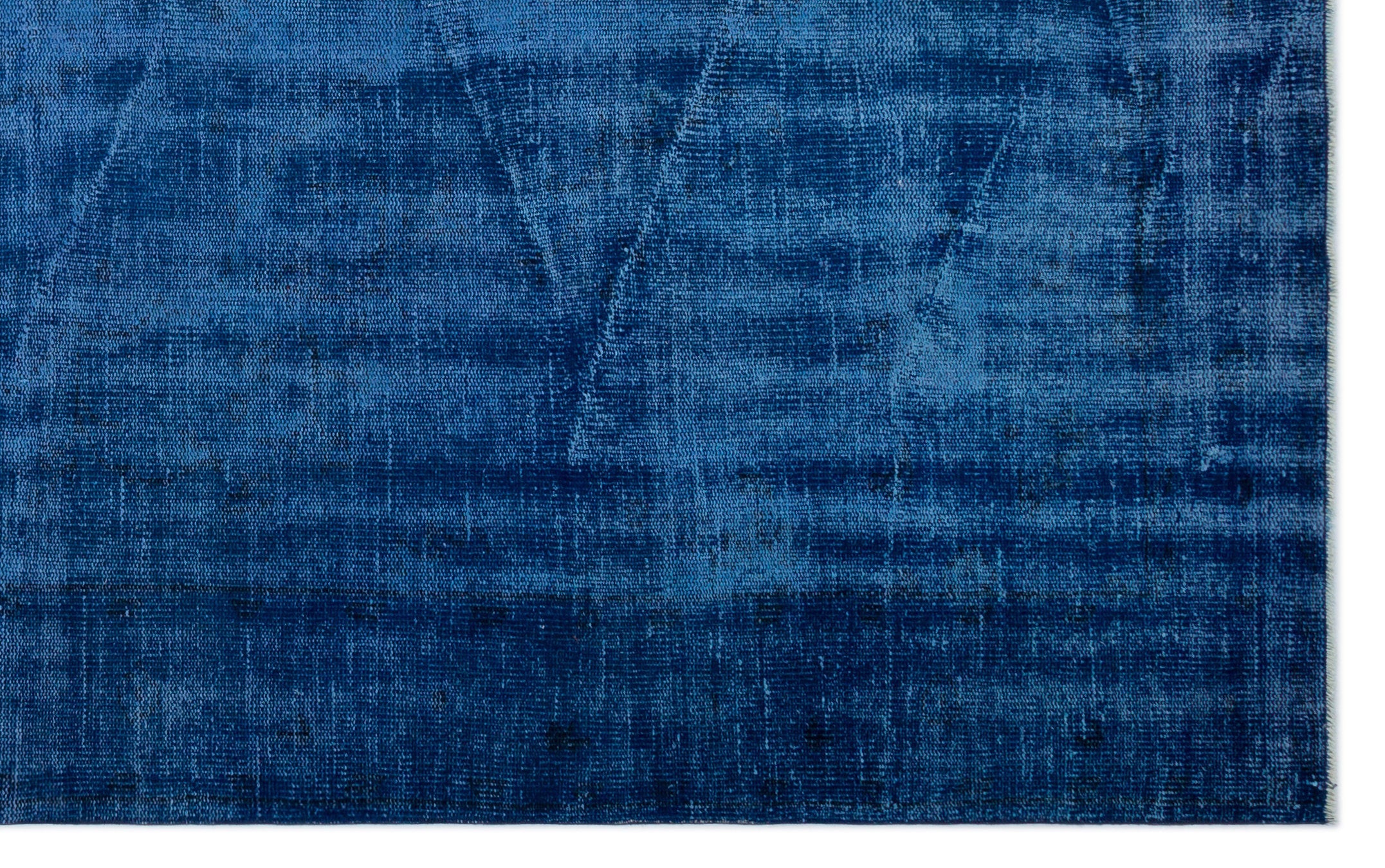 Atina Blue Vintage Wool Handmade Area Rug 6'1" x 10'2"
