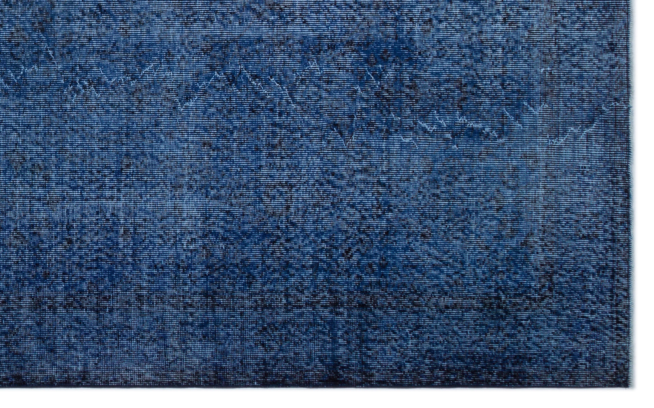 Atina Blue Vintage Wool Handmade Area Rug 6'2" x 9'4"