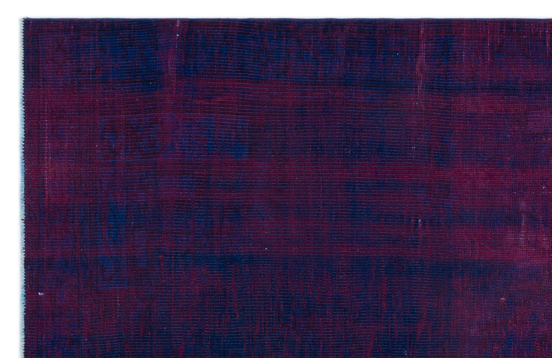 Atina Blue Vintage Wool Handmade Area Rug 5'11" x 8'10"