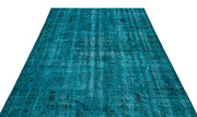 Atina Turquoise Vintage Wool Handmade Area Rug 5'8" x 8'8"
