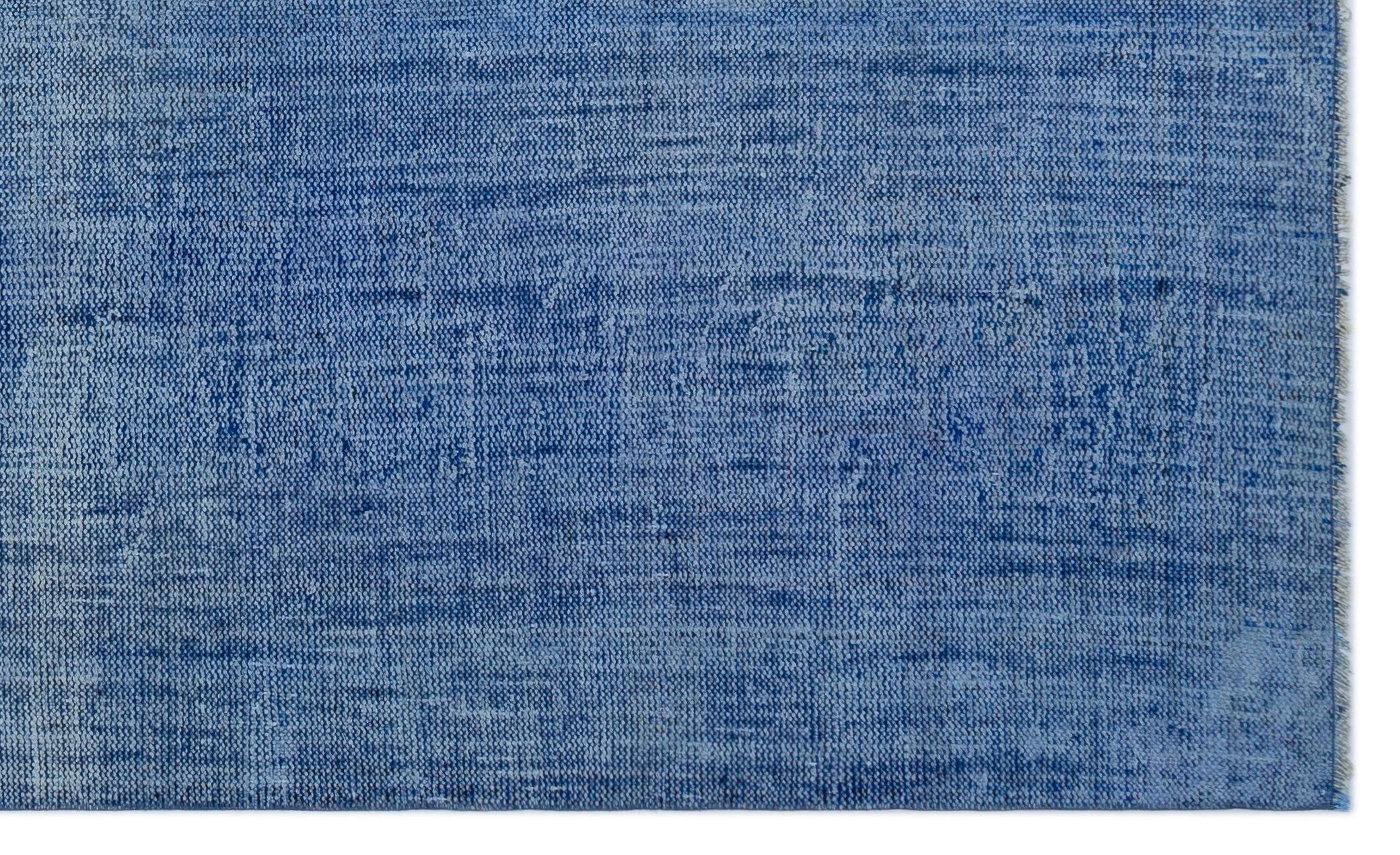 Atina Blue Vintage Wool Handmade Area Rug 5'6" x 10'1"