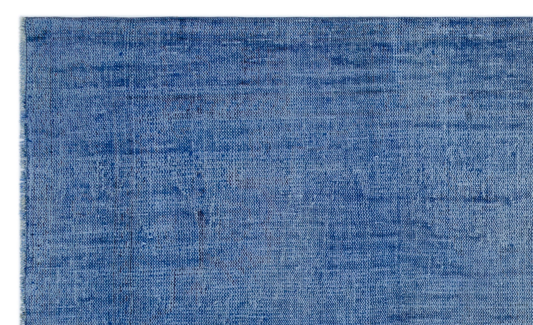 Atina Blue Vintage Wool Handmade Area Rug 5'6" x 10'1"
