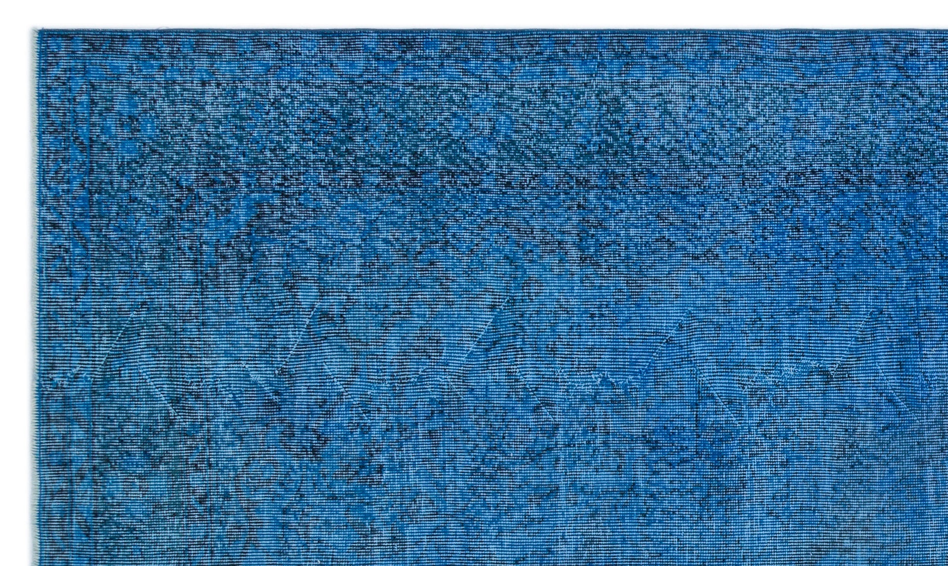 Atina Blue Vintage Wool Handmade Area Rug 5'5" x 9'0"