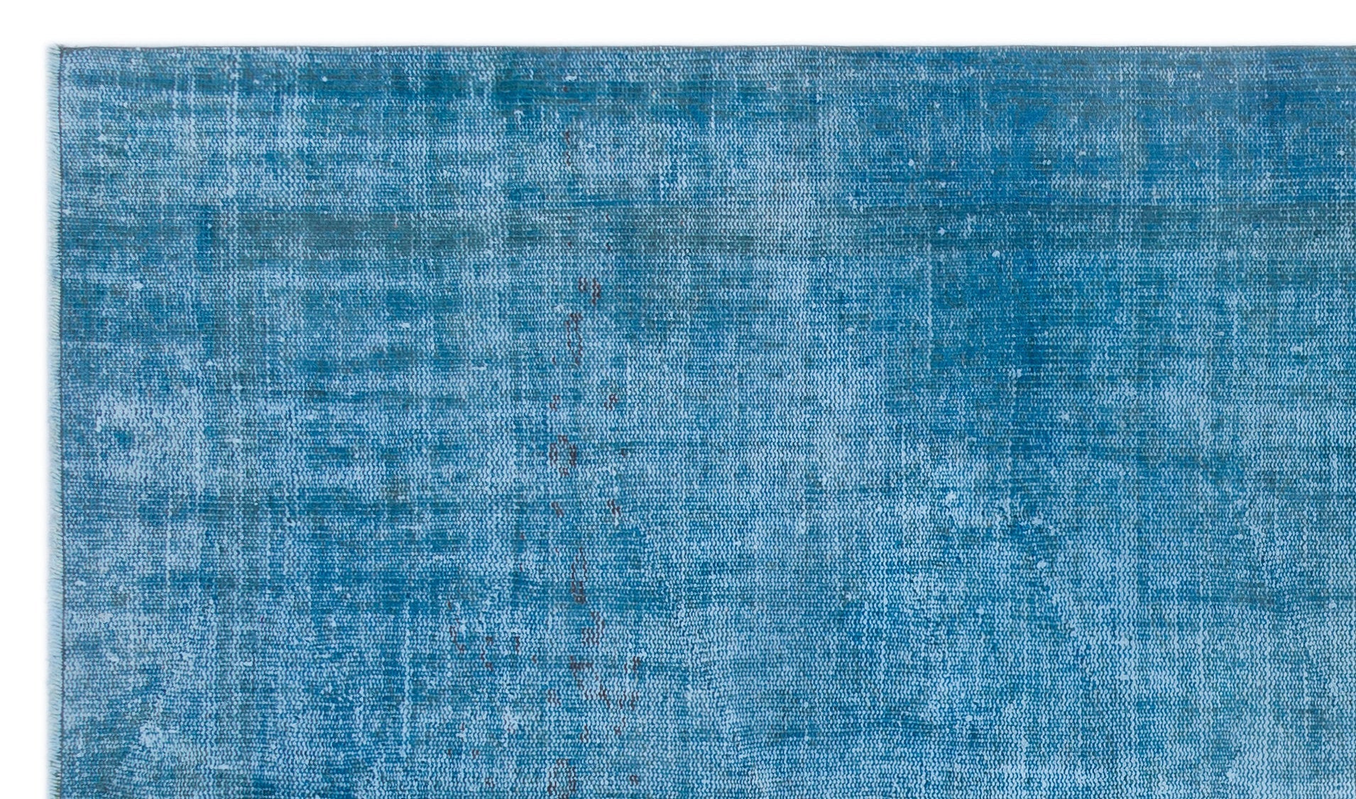 Atina Blue Vintage Wool Handmade Area Rug 5'1" x 8'10"