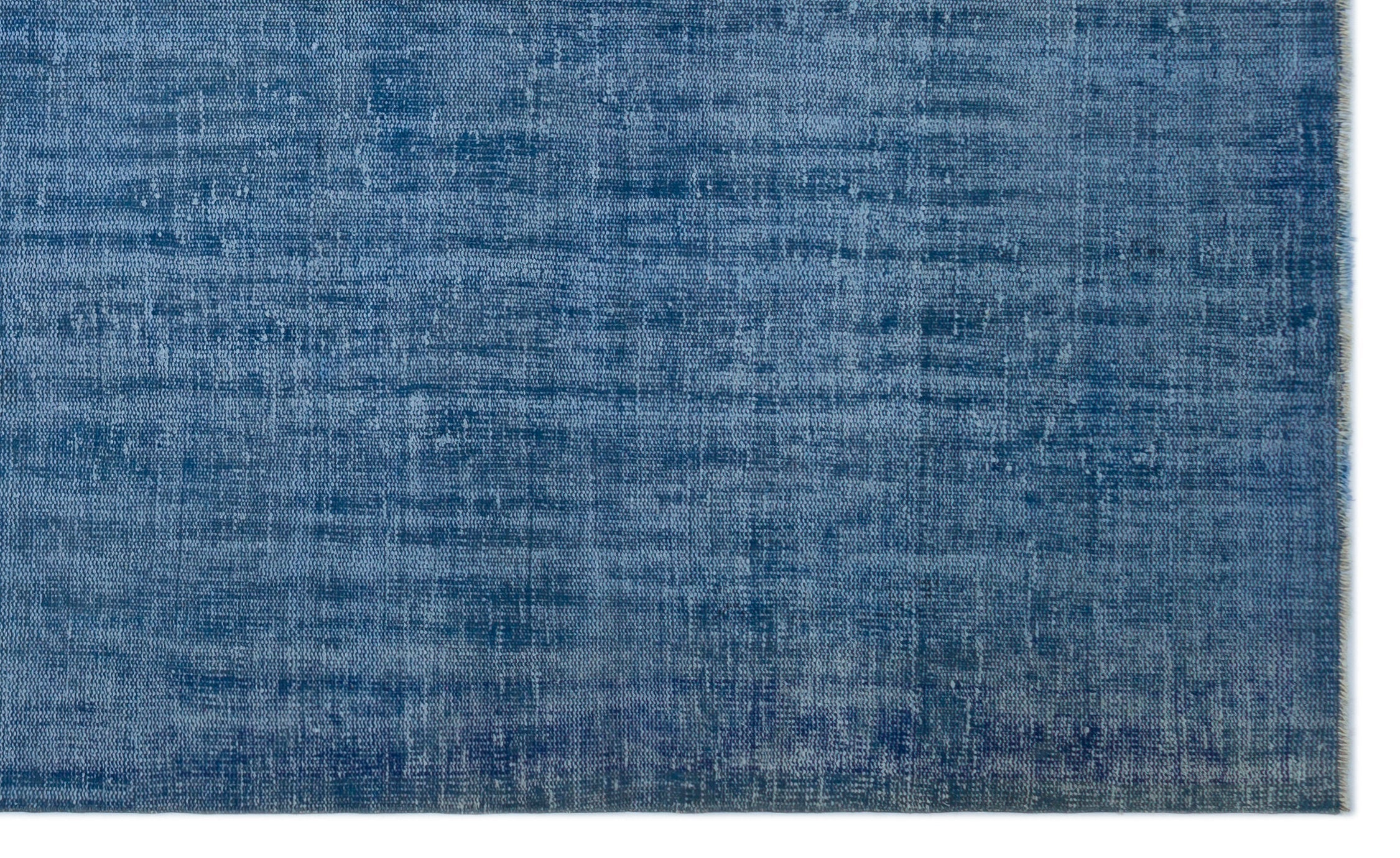 Atina Blue Vintage Wool Handmade Area Rug 6'5" x 10'6"