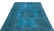 Atina Turquoise Vintage Wool Handmade Area Rug 6'0" x 9'1"