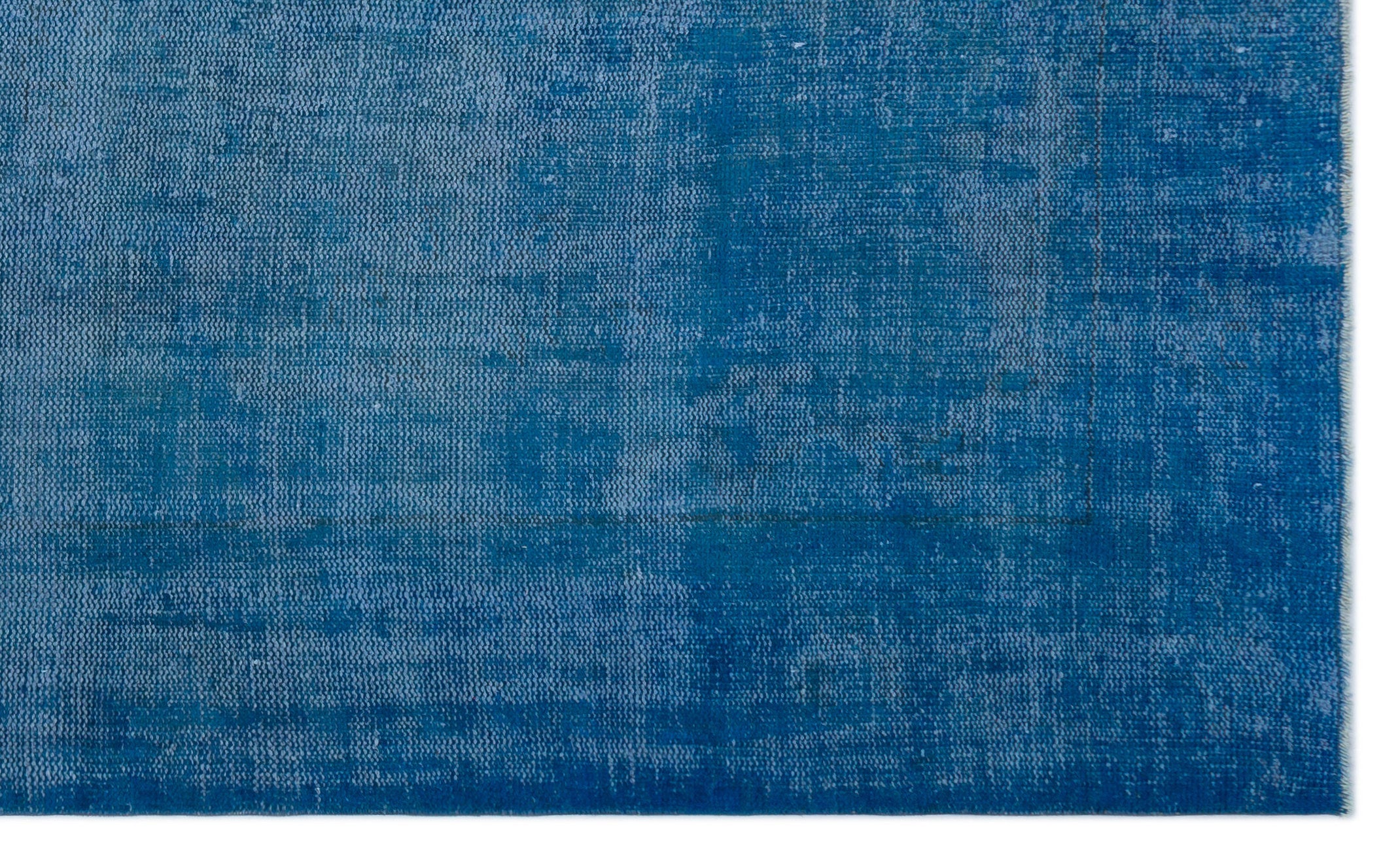 Atina Blue Vintage Wool Handmade Area Rug 6'1" x 9'10"