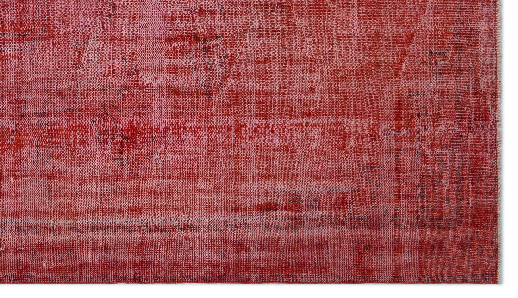 Atina Red Vintage Wool Handmade Area Rug 5'3" x 9'3"
