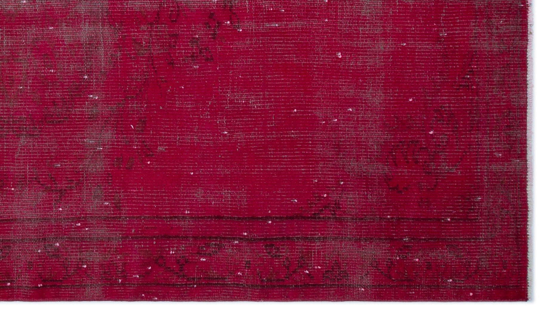 Atina Red Vintage Wool Handmade Area Rug 5'2" x 8'4"