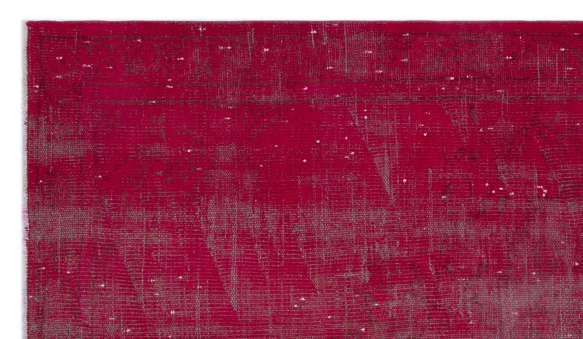Atina Red Vintage Wool Handmade Area Rug 5'2" x 8'4"