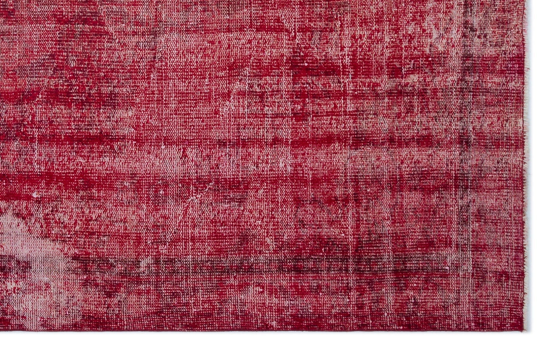 Atina Red Vintage Wool Handmade Area Rug 3'3" x 13'5"