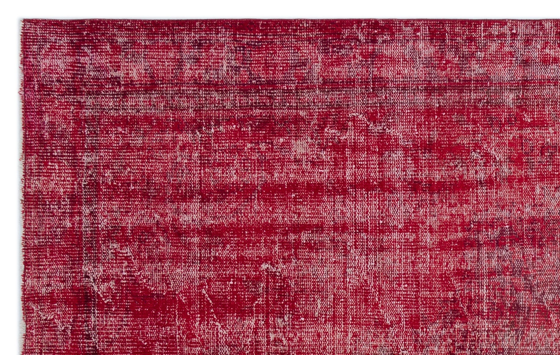 Atina Red Vintage Wool Handmade Area Rug 3'3" x 13'5"