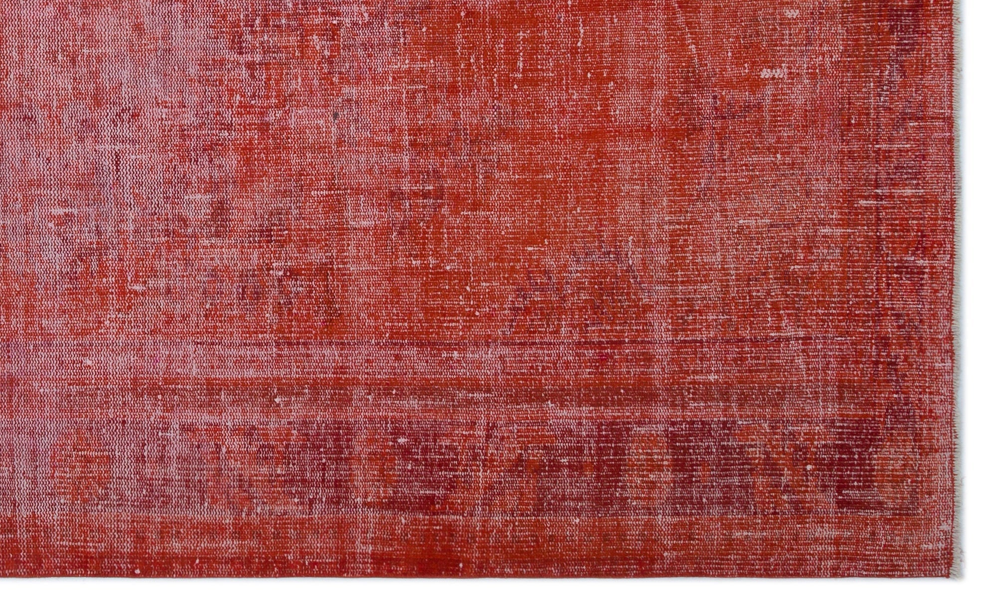 Atina Red Vintage Wool Handmade Area Rug 5'9" x 9'2"