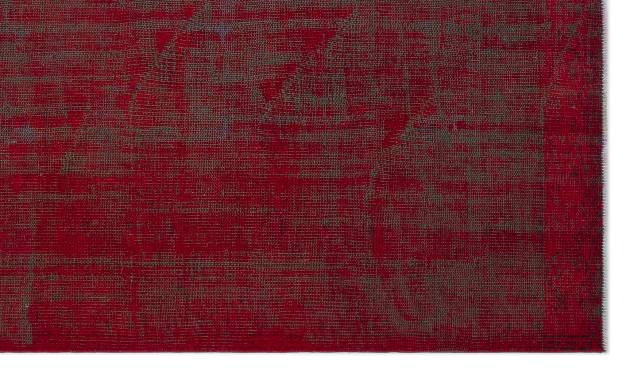 Atina Red Vintage Wool Handmade Area Rug 5'6" x 9'7"