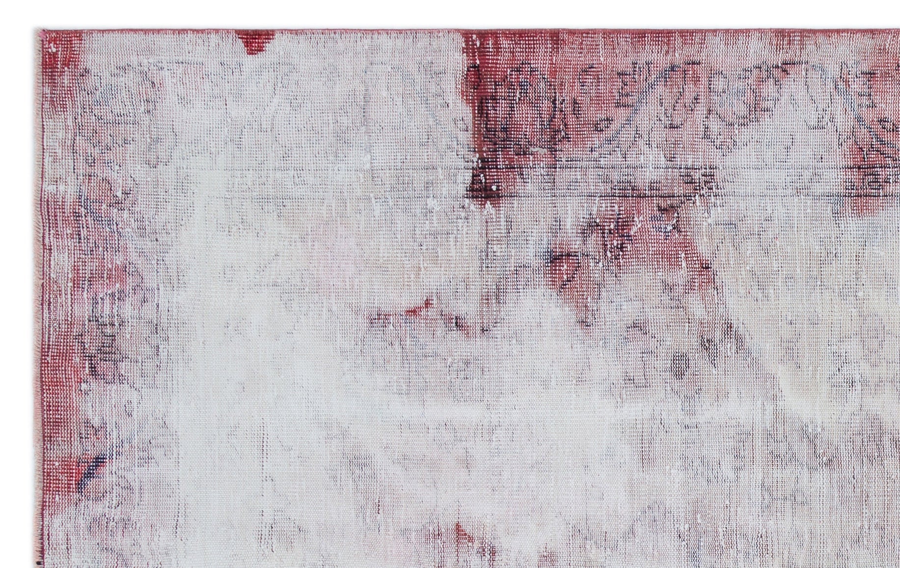 Atina Red Vintage Wool Handmade Area Rug 5'5" x 8'4"