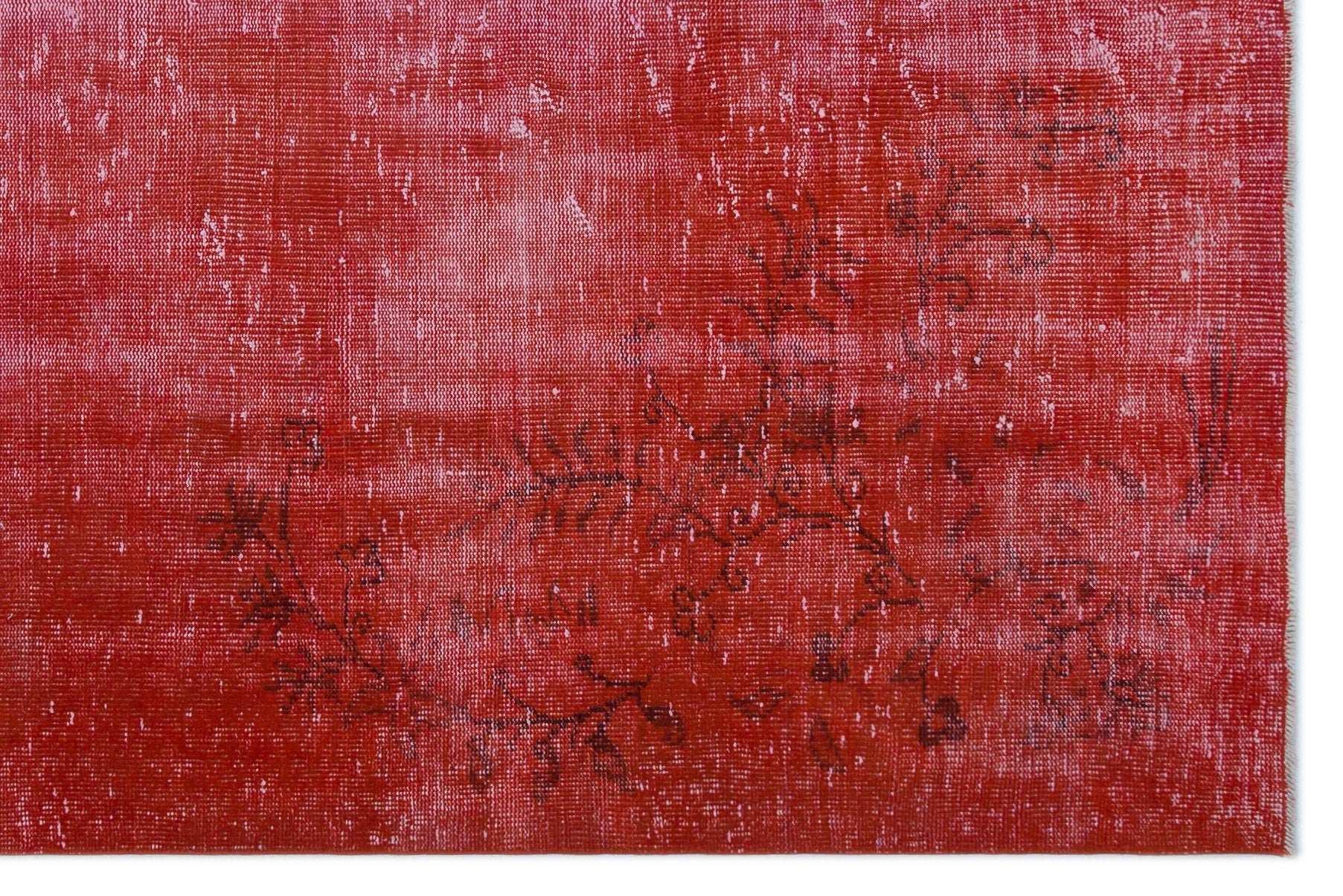 Atina Red Vintage Wool Handmade Area Rug 5'6" x 8'5"