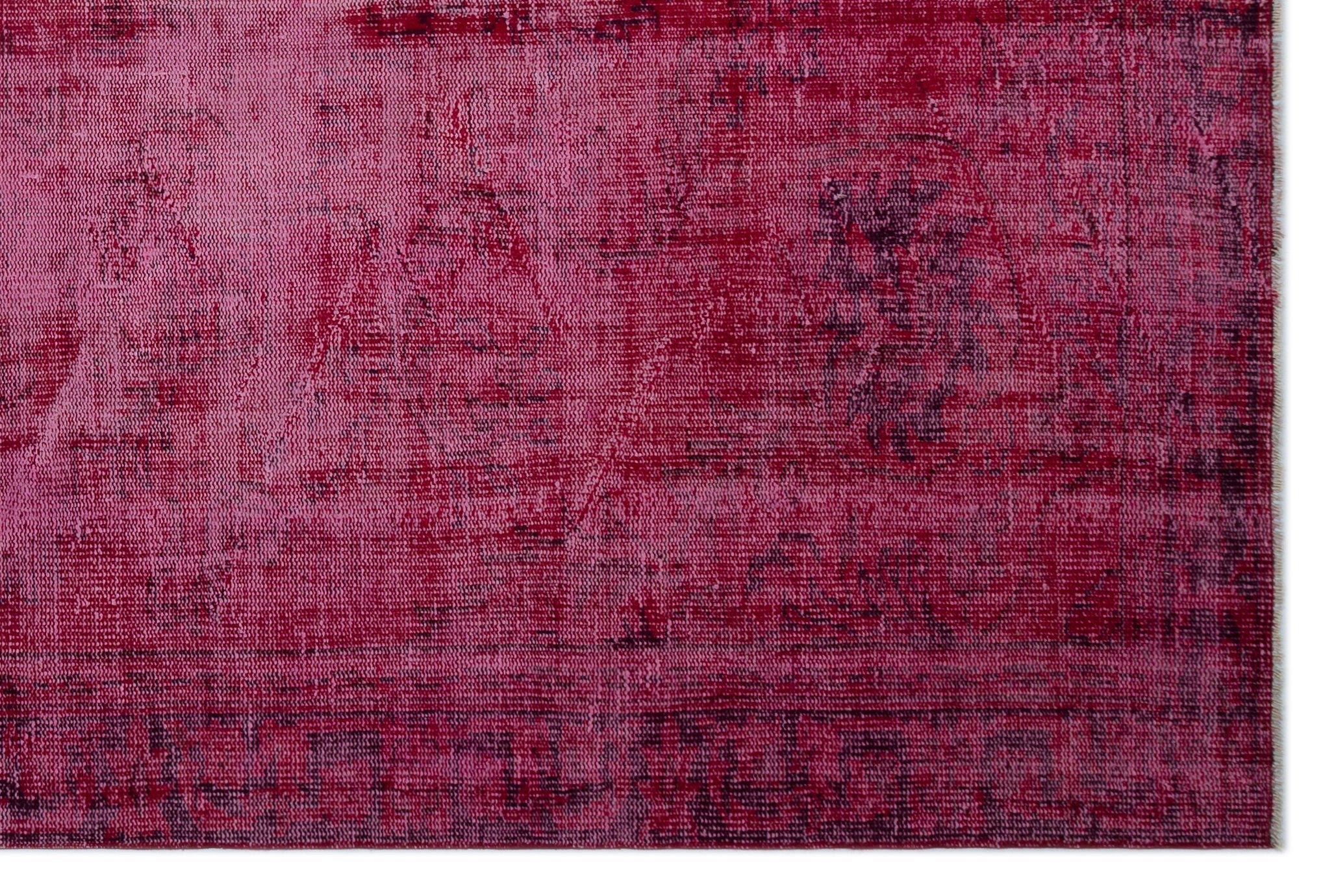 Atina Red Vintage Wool Handmade Area Rug 6'4" x 9'7"
