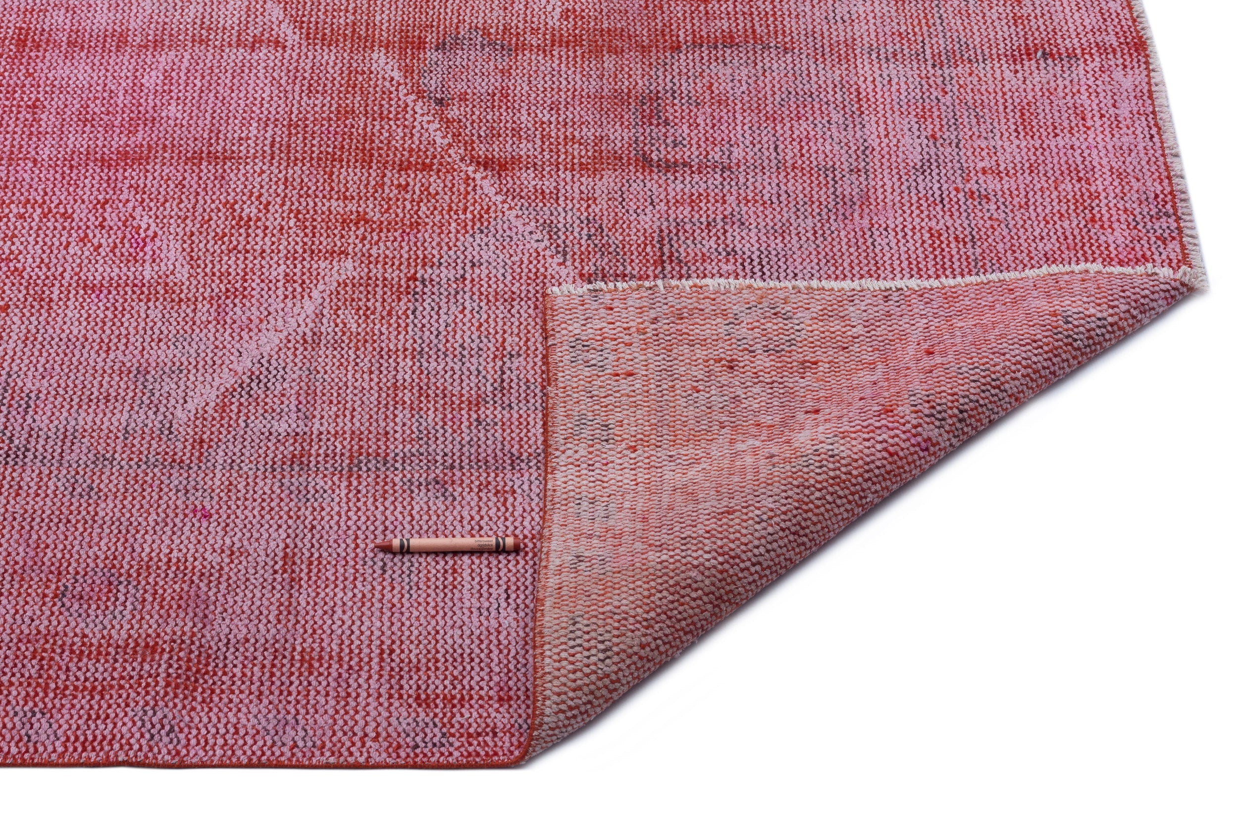 Atina Red Vintage Wool Handmade Area Rug 6'0" x 9'1"