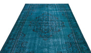 Atina Turquoise Vintage Wool Handmade Area Rug 6'0" x 9'10"