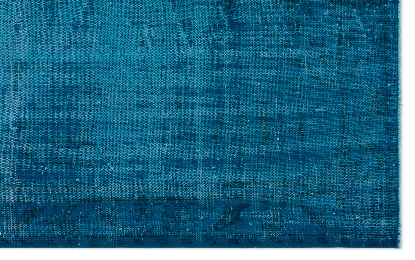 Atina Turquoise Vintage Wool Handmade Area Rug 5'2" x 8'4"
