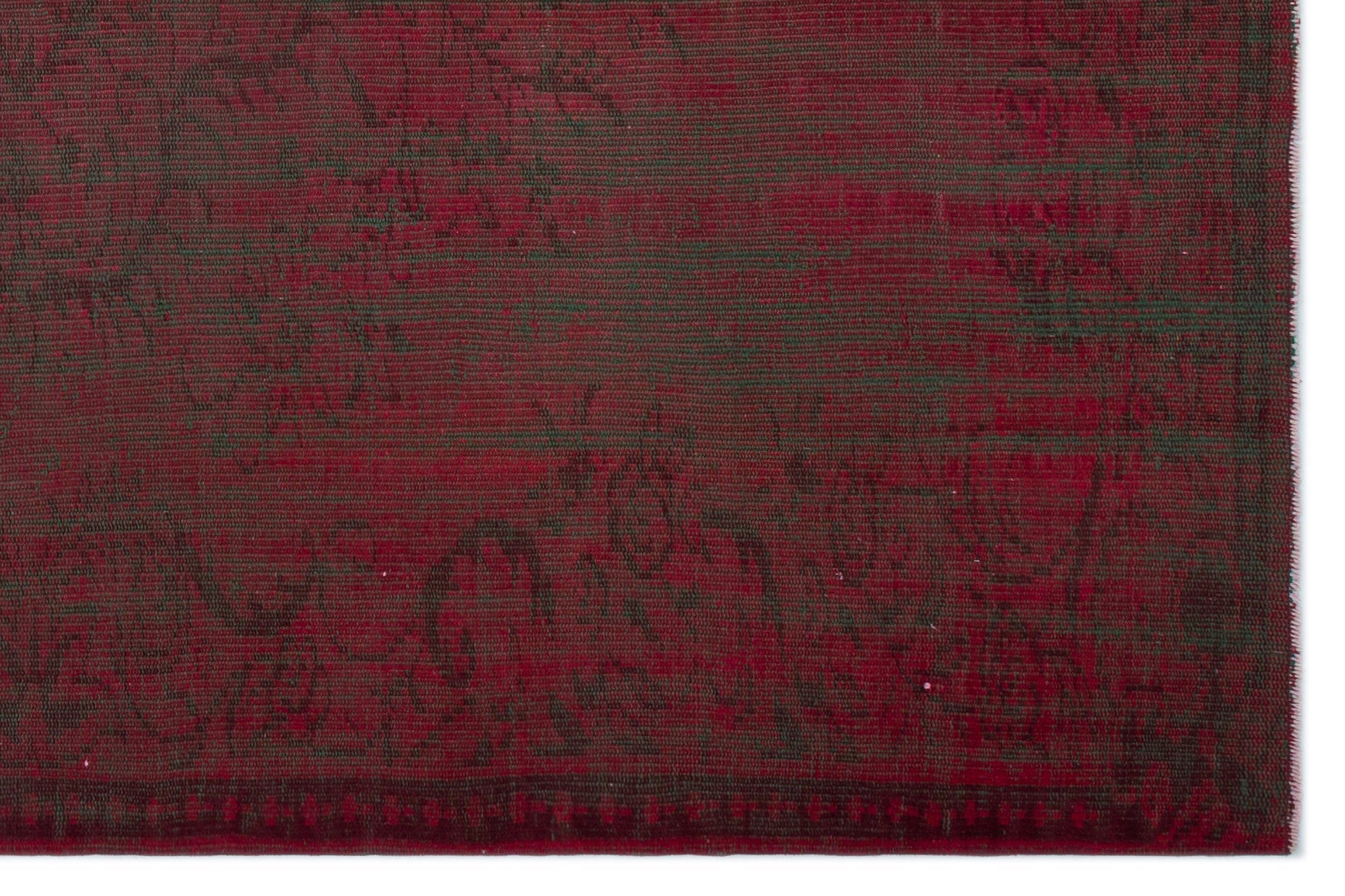 Atina Red Vintage Wool Handmade Area Rug 5'11" x 8'9"