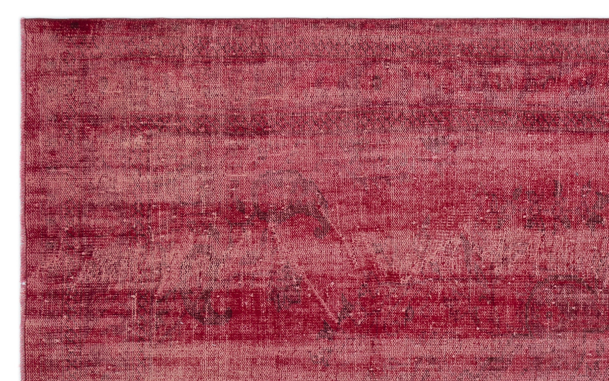 Atina Red Vintage Wool Handmade Area Rug 6'2" x 10'1"