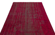 Atina Red Vintage Wool Handmade Area Rug 4'11" x 9'4"