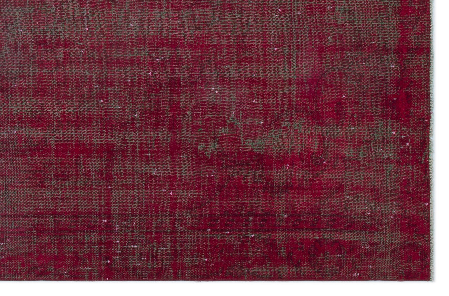 Atina Red Vintage Wool Handmade Area Rug 4'11" x 9'4"