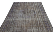 Atina Grey Vintage Wool Handmade Area Rug 5'3" x 10'3"