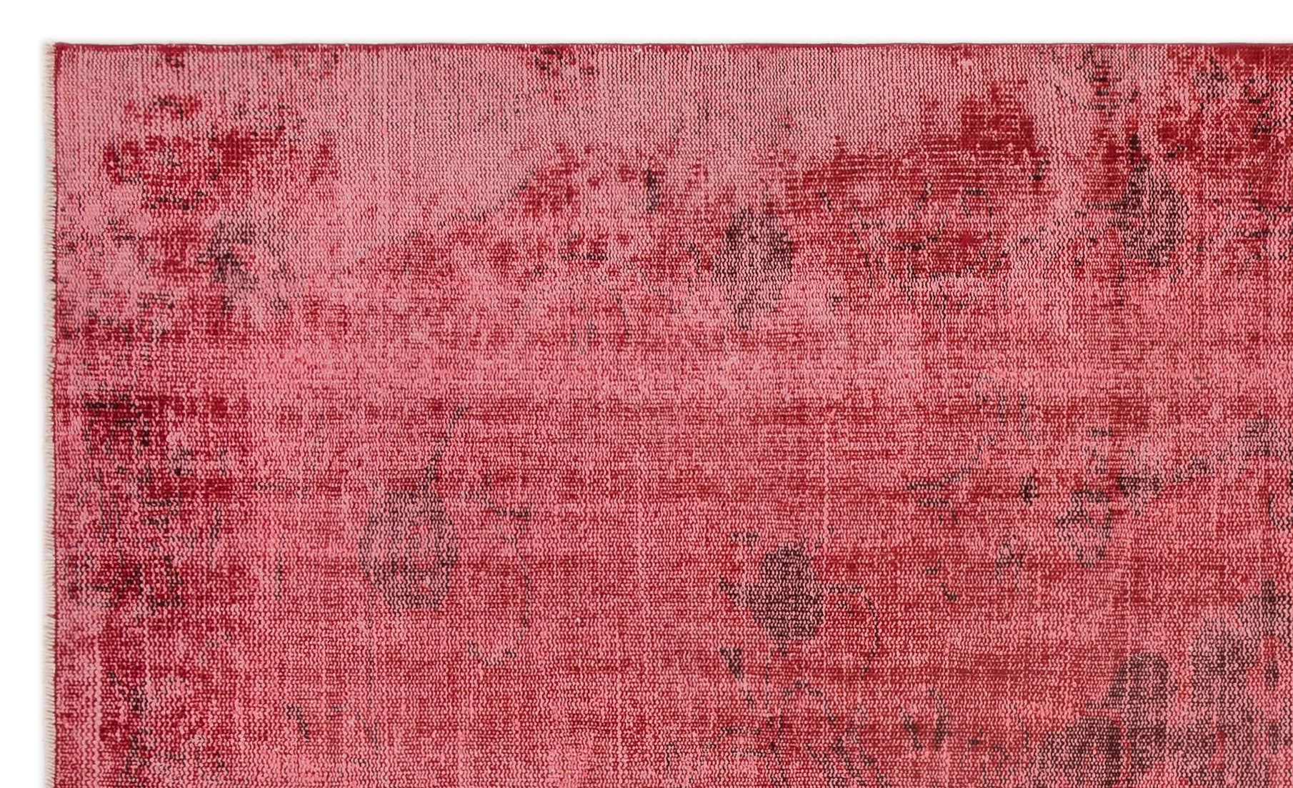 Atina Red Vintage Wool Handmade Area Rug 4'1" x 10'10"