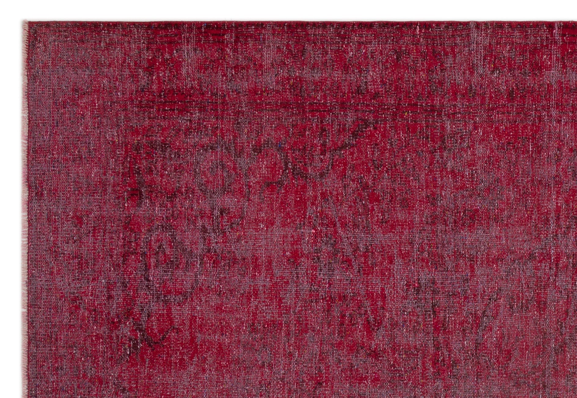 Atina Red Vintage Wool Handmade Area Rug 6'0" x 8'10"