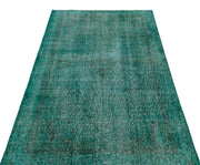Atina Turquoise Vintage Wool Handmade Area Rug 3'9" x 6'9"