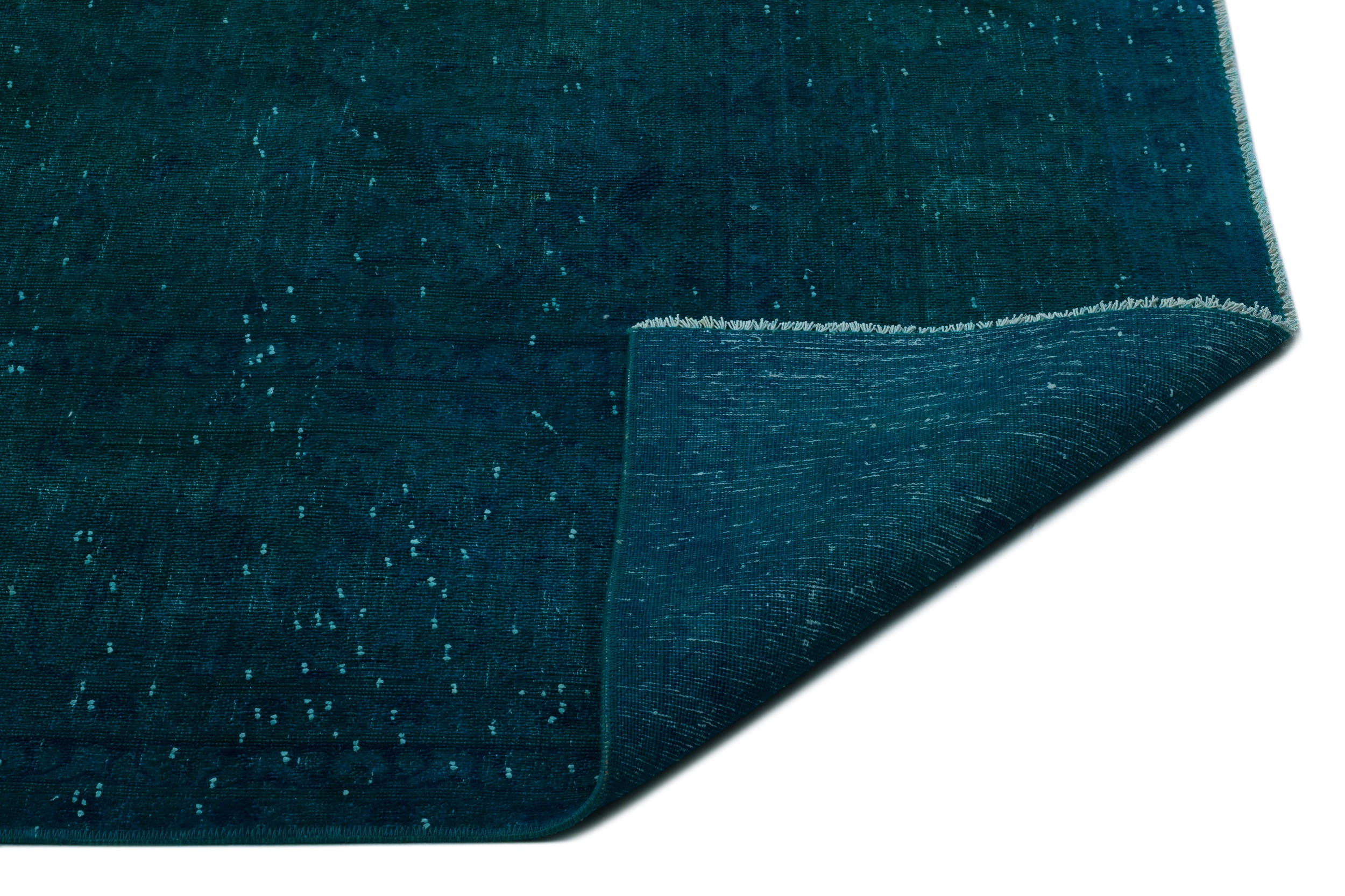 Epir Turquoise Vintage Wool Handmade Area Rug 9'1" x 12'2"
