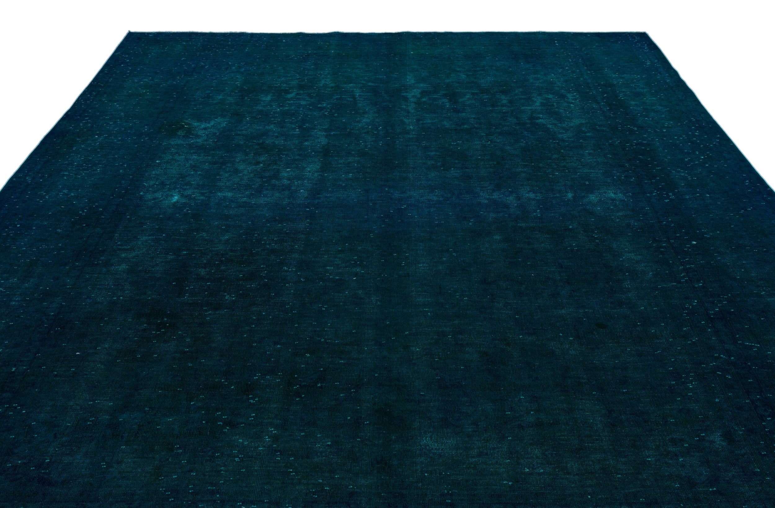 Epir Turquoise Vintage Wool Handmade Area Rug 9'1" x 12'2"