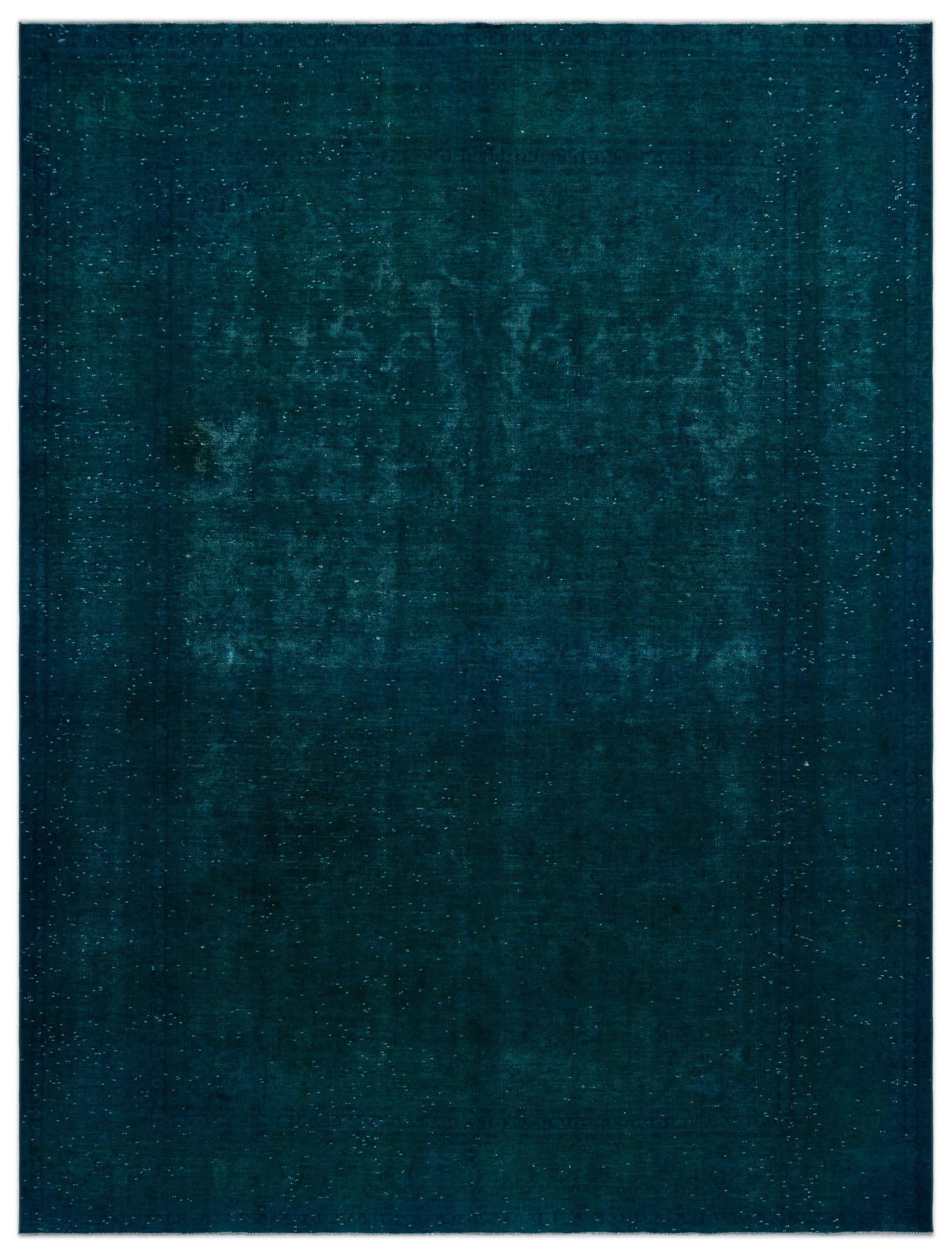 Epir Turquoise Vintage Wool Handmade Area Rug 9'1" x 12'2"