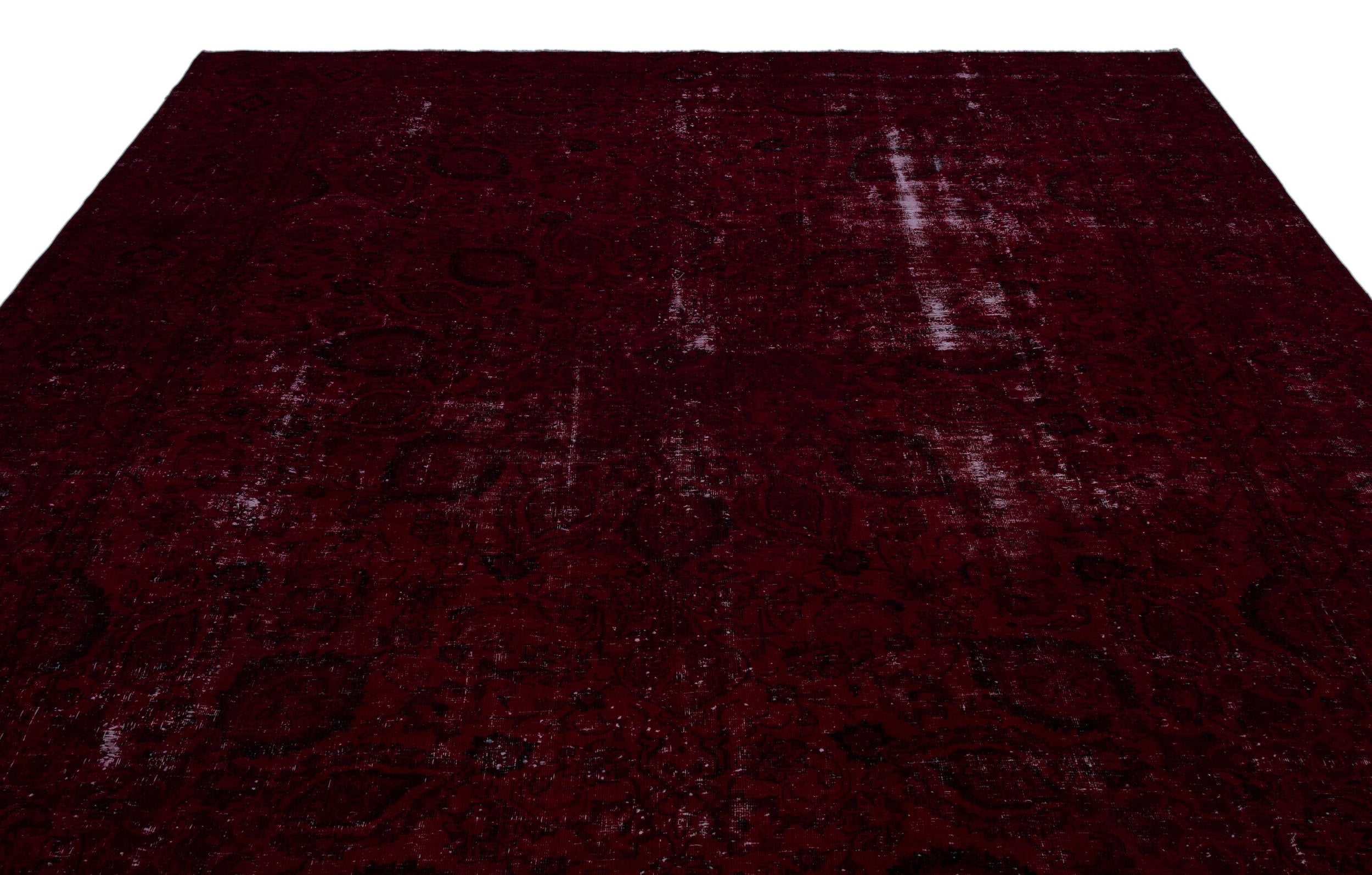Epir Red Vintage Wool Handmade Area Rug 9'7" x 12'7"