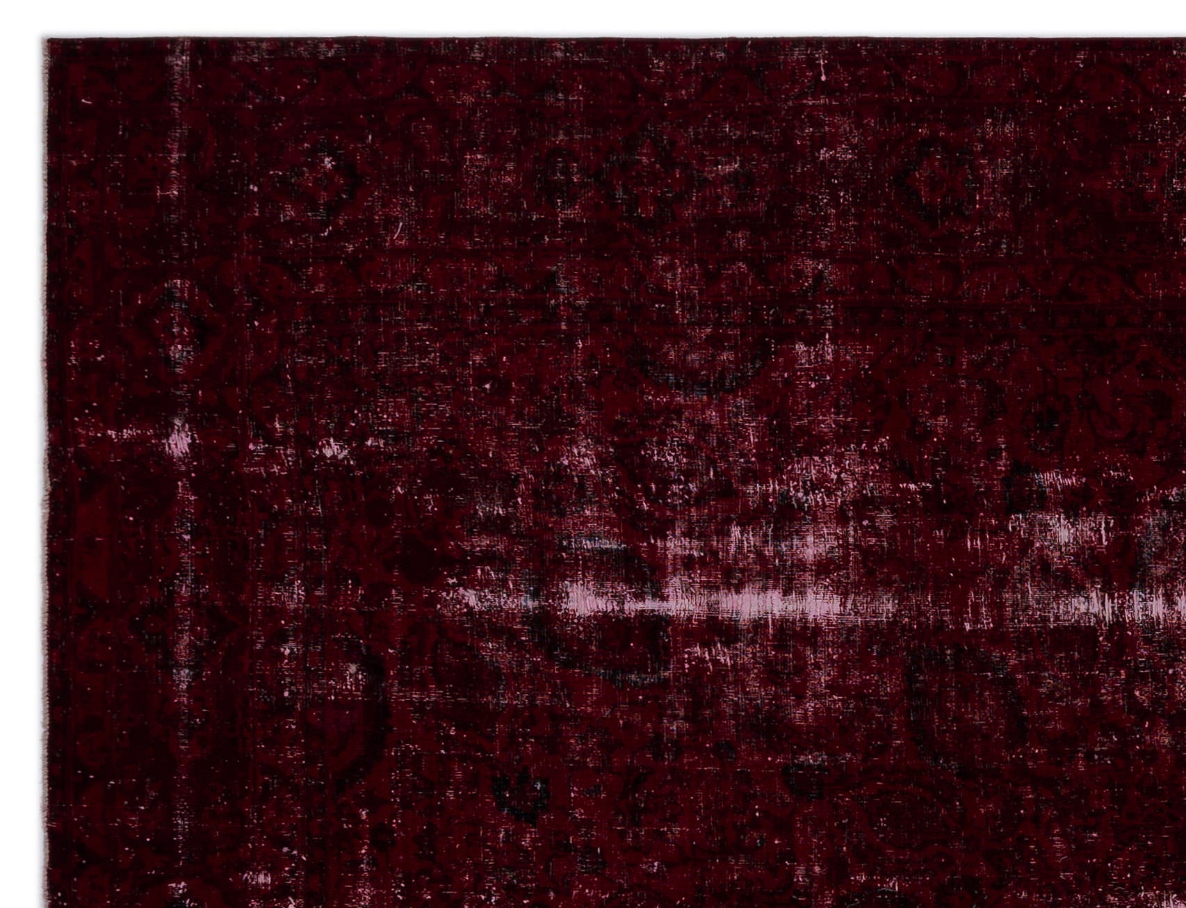 Epir Red Vintage Wool Handmade Area Rug 9'7" x 12'7"