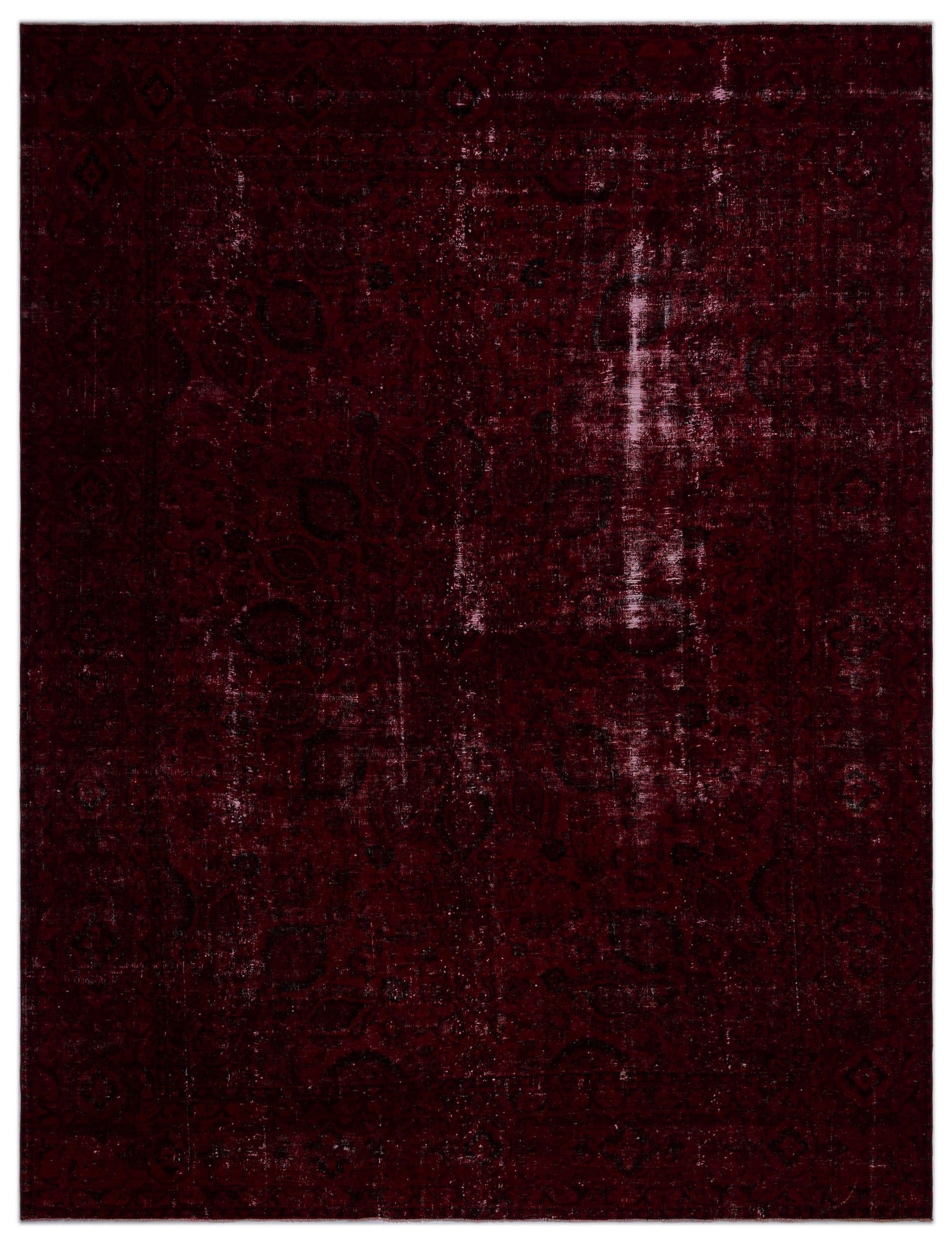 Epir Red Vintage Wool Handmade Area Rug 9'7" x 12'7"
