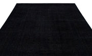 Epir Black Vintage Wool Handmade Area Rug 7'5" x 10'6"