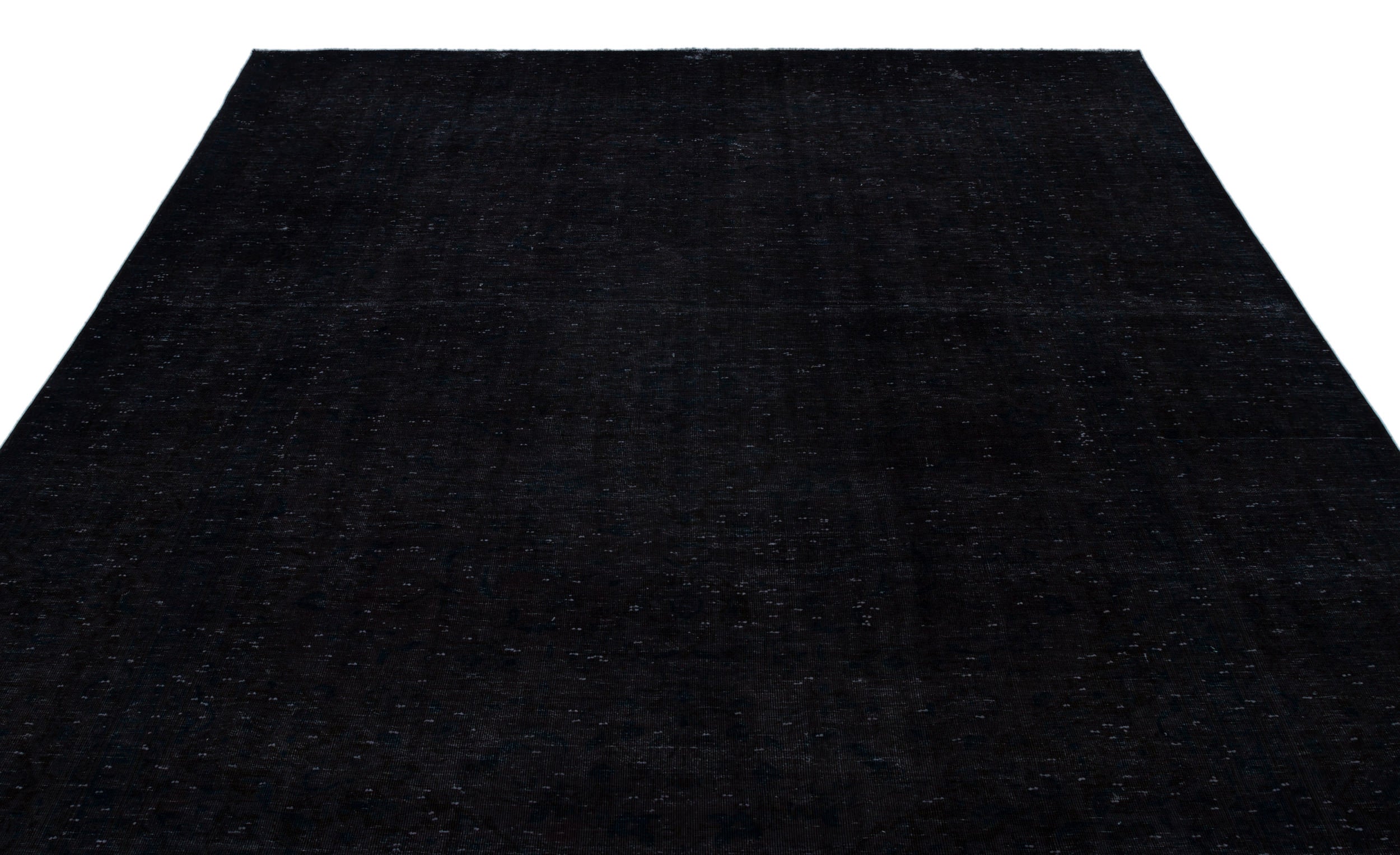 Epir Black Vintage Wool Handmade Area Rug 7'5" x 10'6"