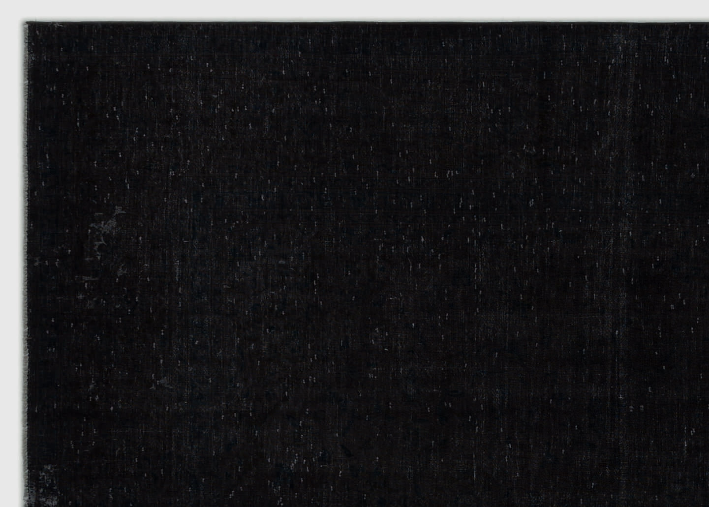Epir Black Vintage Wool Handmade Area Rug 7'5" x 10'6"