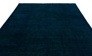 Epir Navy Vintage Wool Handmade Area Rug 7'10" x 12'2"