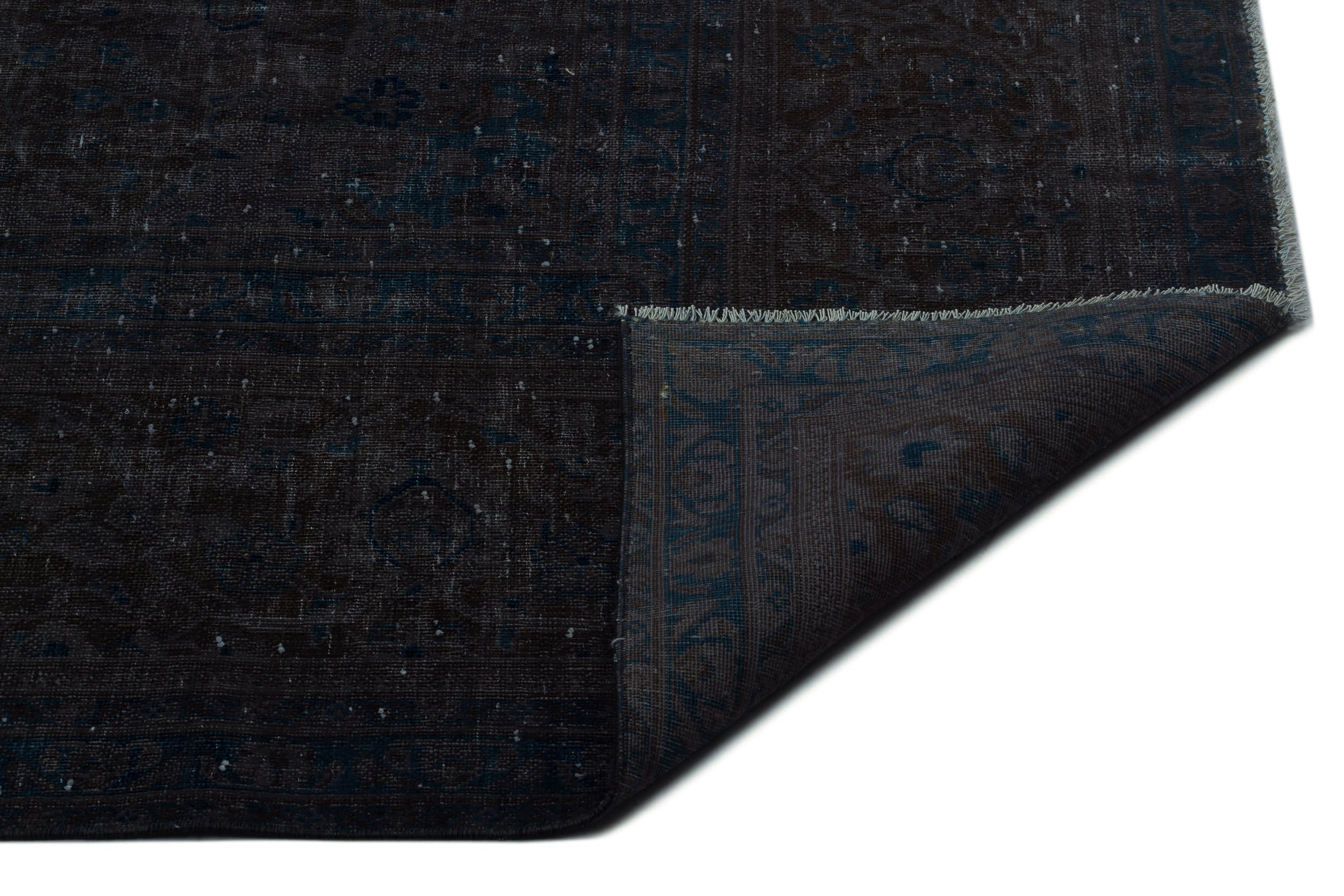 Epir Grey Vintage Wool Handmade Area Rug 9'1" x 13'3"