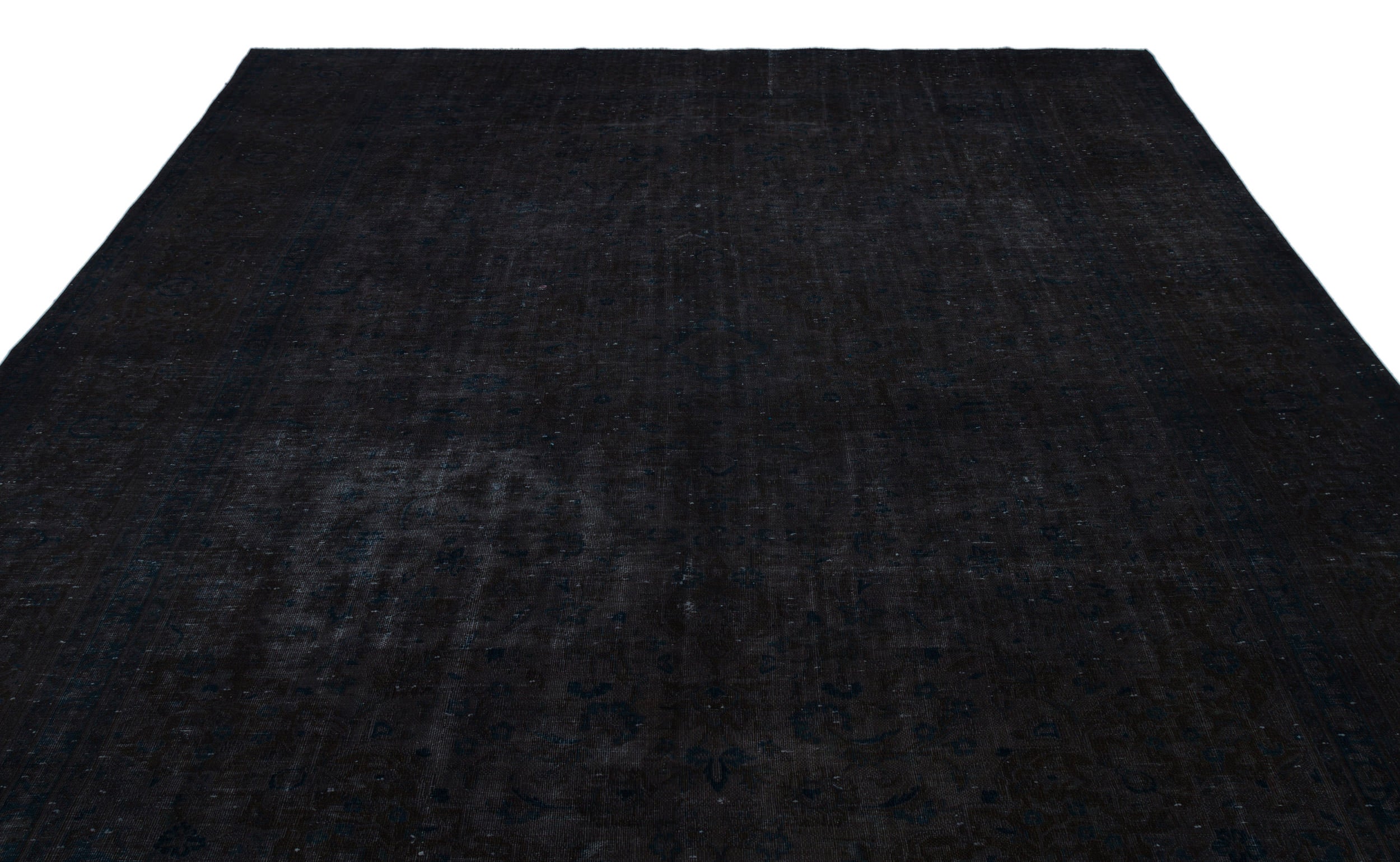 Epir Grey Vintage Wool Handmade Area Rug 9'1" x 13'3"