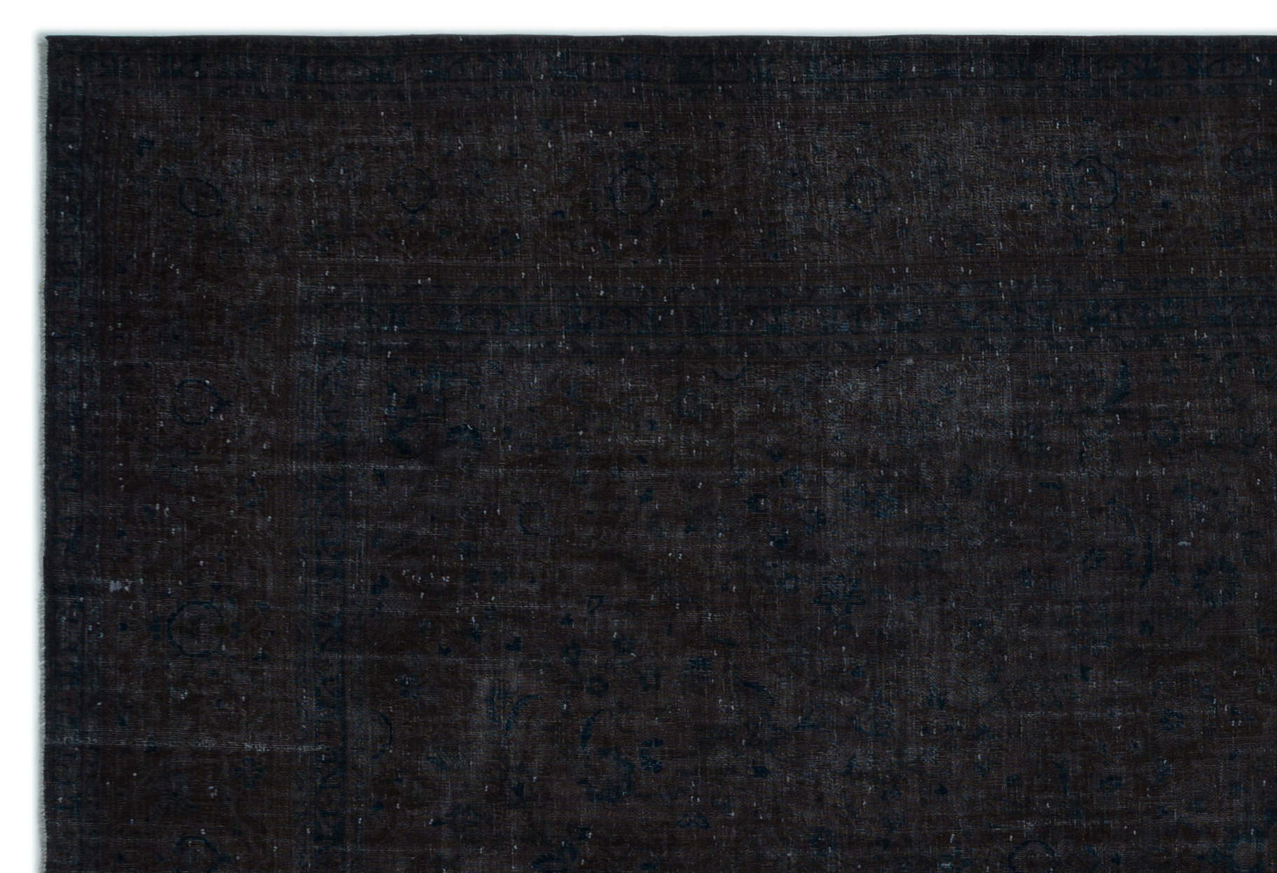 Epir Grey Vintage Wool Handmade Area Rug 9'1" x 13'3"