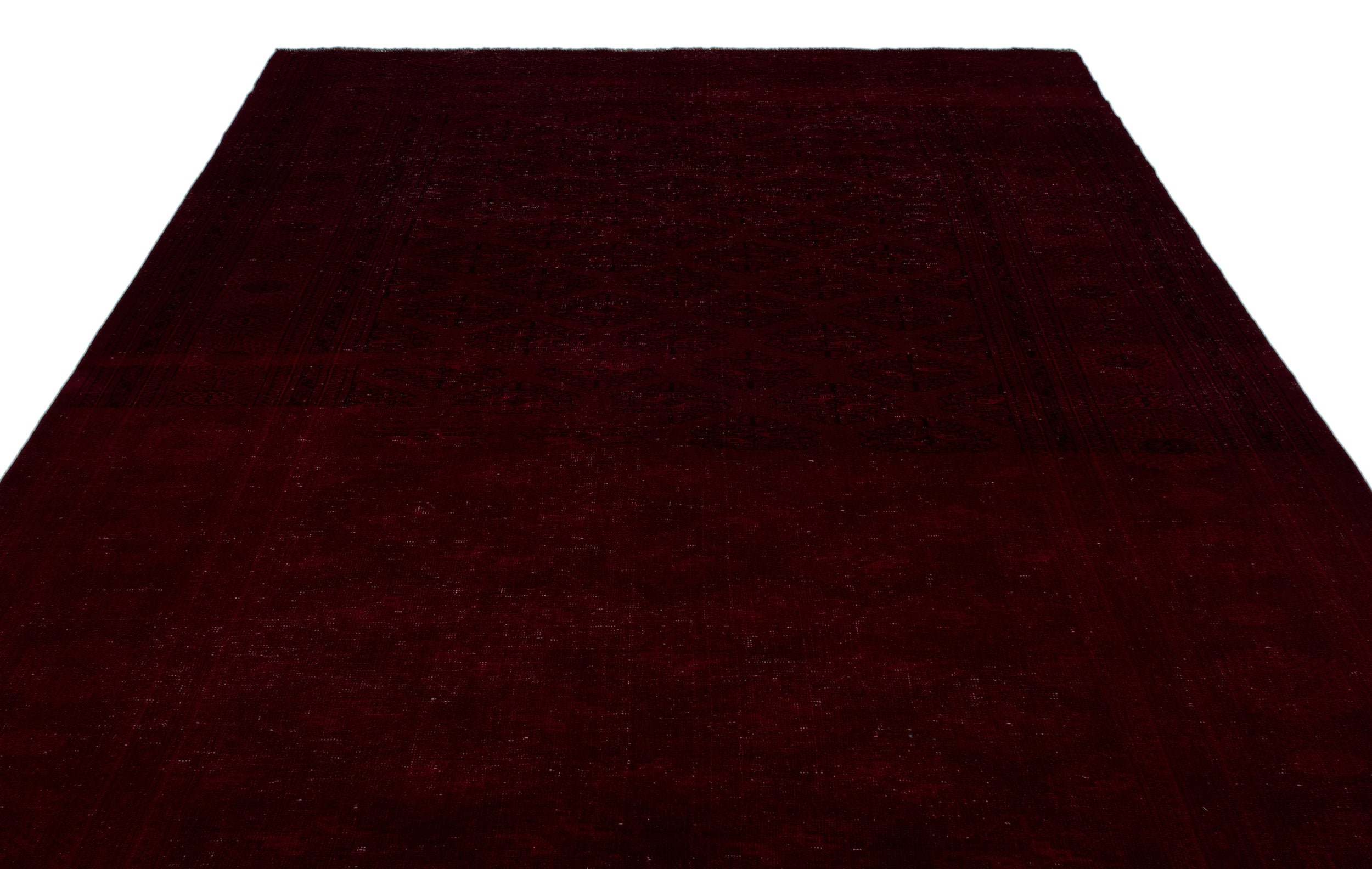 Epir Red Vintage Wool Handmade Area Rug 7'10" x 12'8"
