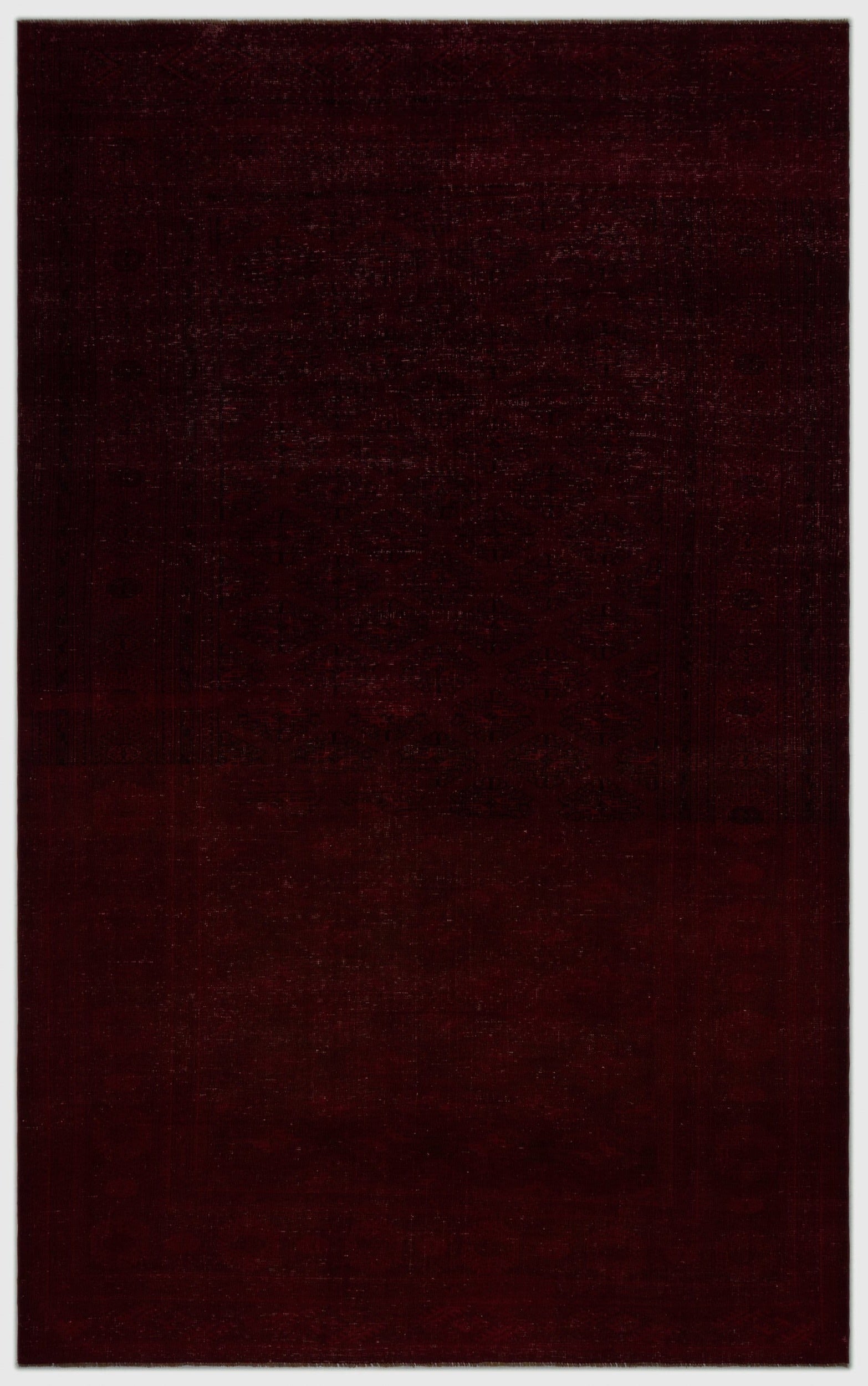Epir Red Vintage Wool Handmade Area Rug 7'10" x 12'8"